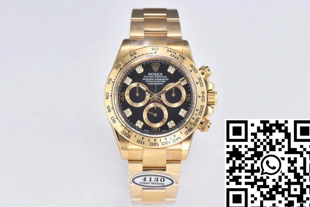 M116508-0016 Dial Daytona Cosmograph Rolex Diamond Factory Clean 1126